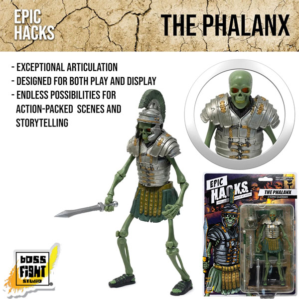 Boss Fight Studio Epic H.A.C.K.S. Eterno Guardian Skeleton The Phalanx 1:12 Scale Action Figure